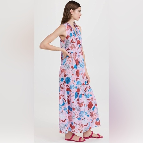 BB DAKOTA tropic of the day dress in pink XS - Picture 2 of 6